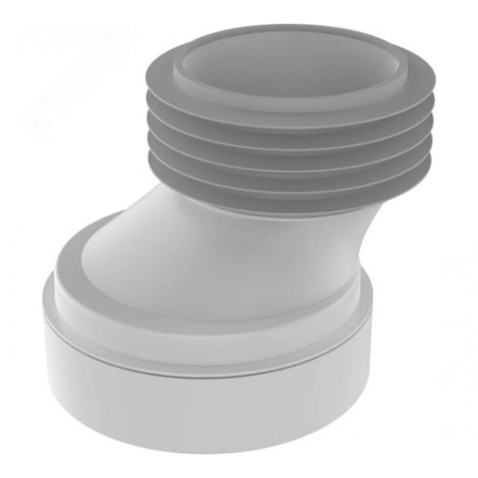 Манжета для унитаза жёсткая эксцентрическая  (диаметр подключения 110мм, смещение 40мм)