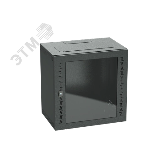 Шкаф телекоммуникационный навесной 16 U (800х600х400) дверь стекло RAL9005