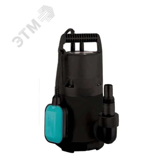 насос дренажный, 400вт, напор 7.5м, производительность 120л/мин, с поплавком