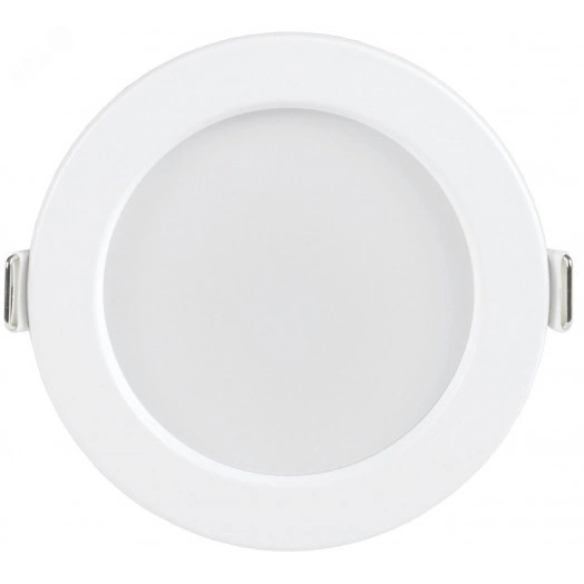 Светильник светодиодный встраиваемый ДВО 1612 белый круг 9Вт 3000К IP20