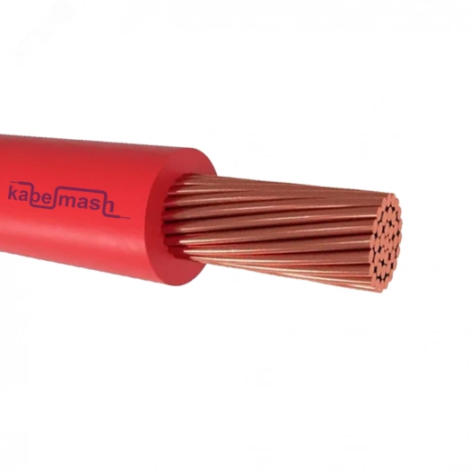 Провод силовой ПуГВ 1х0.75 красный ТРТС многопроволочный