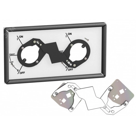 МЕХ. БЛОКИР. 2 ПОВ.РУКОЯТ. (NSX400/630)