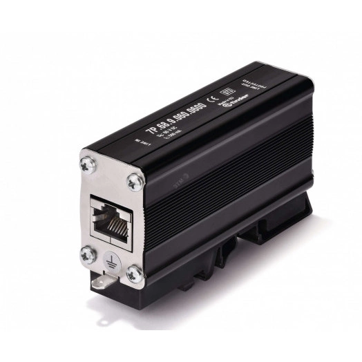 Устройство защиты от импульсных перенапряжений УЗИП для цифровых линий Ethernet Cat.6 6-60B тип 3 установка на рейку 35мм IP20