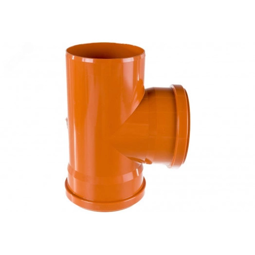 Тройник  наружной канализации 160x160 мм. 87 градусов