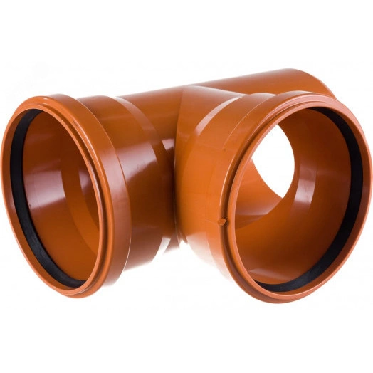 Тройник  наружной канализации 160x160 мм. 87 градусов