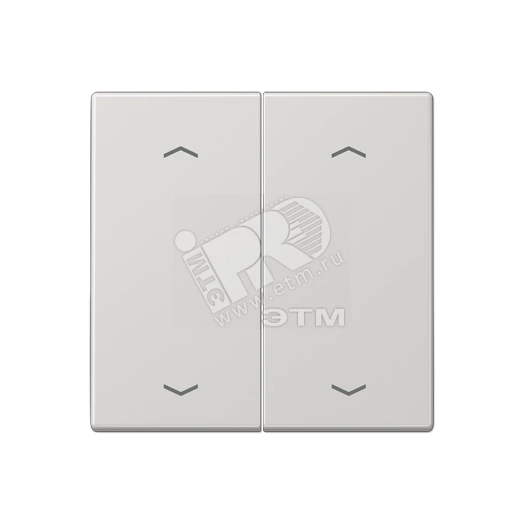 Клавиши для сдвоенной кнопки BCU  светло-серые