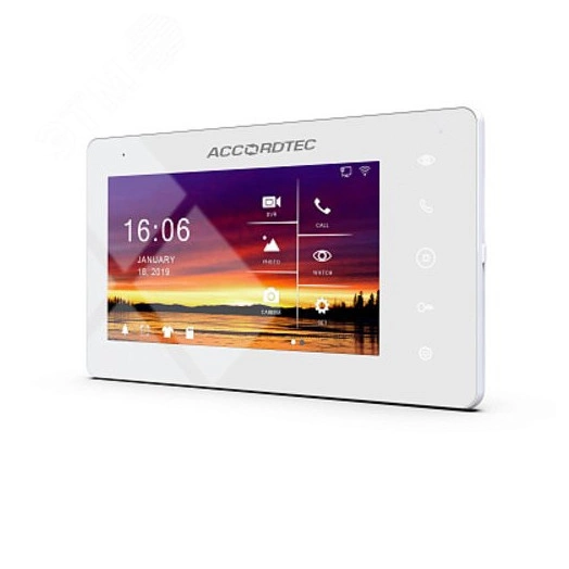 Монитор домофона цветной AT-VD 710W K EXEL