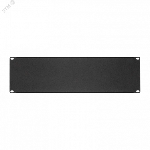 Заглушка 19д 3U черная