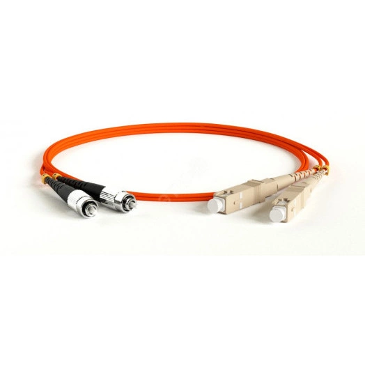 FC-D2-50-FC/PR-SC/PR-H-120M-LSZH-OR Патч-корд волоконно-оптический мм 50/125