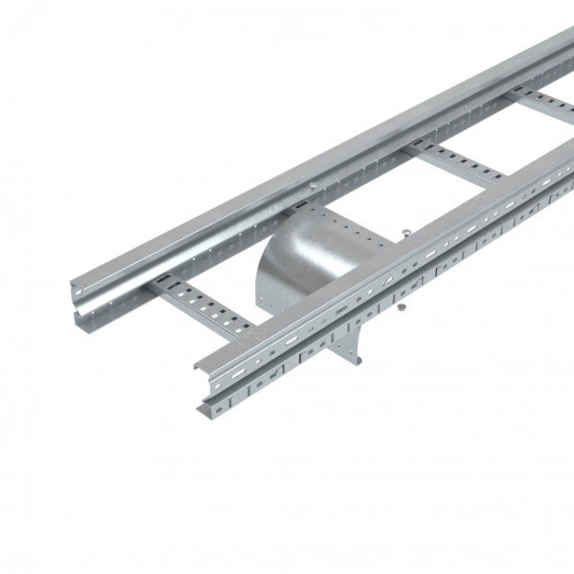 Пластина вывода кабеля для лестничных лотков осн.500 мм, горячий цинк, в комплекте с крепёжными элементами, необходимыми для монтажа