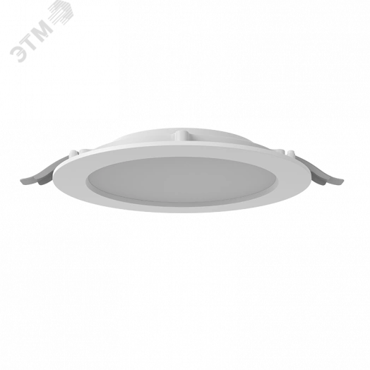 Светильник светодиодный DL-01 Slim 200 мм 40 Вт 4000 К CRI90 221х40 мм IP65/40 RAL9003 белый муар с рассеивателем опал, диммируемый по протоколу DALI