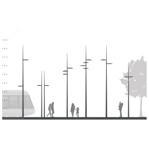 Аксессуар для опор освещения JRP534 MBP DGR CitySoul gen2 M+B PHILIPS