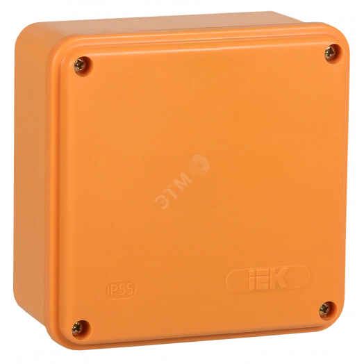 Коробка распаячная огнестойкая ПС 100х100х50мм 4P 4мм2 IP44 гладкие стенки