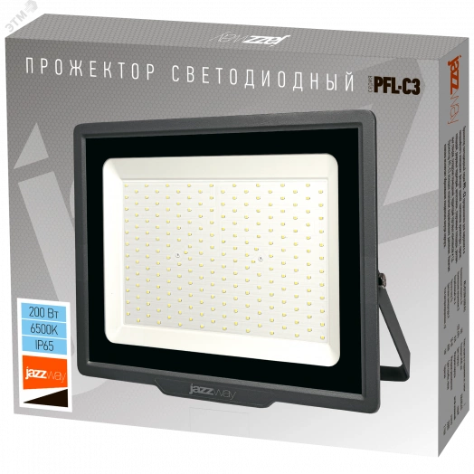 Прожектор светодиодный ДО-200Вт 6500К 17000Лм IP65 Jazzway