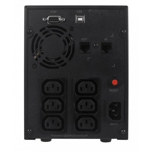 Источник бесперебойного питания VALUE 2200EI Line-Interactive 2200VA/1320W USBиSerial RJ11/RJ45 6 IEC-320 С13 розеток