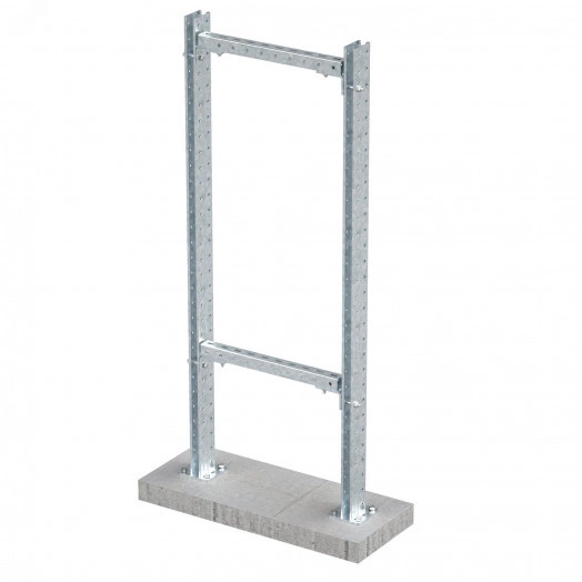 Рама монтажная, горячеоцинкованная , высота 1500 мм, ширина 700мм