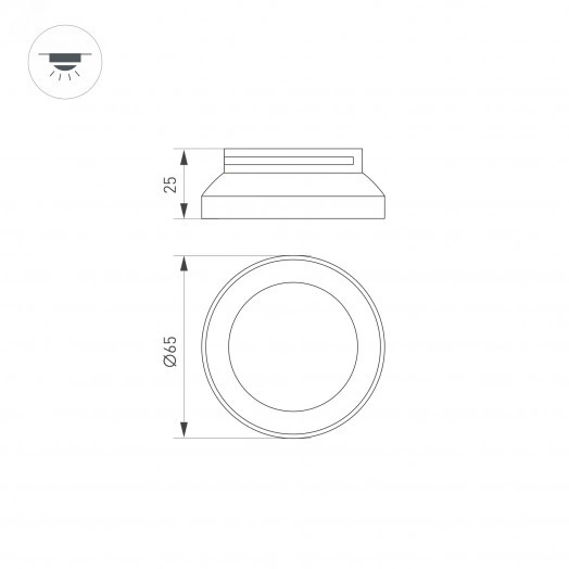 Вставка SP-POLO-R65 (BK, 3-3) (, Металл)