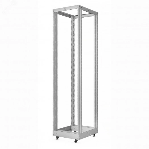 Стойка открытая 19дюймов 32U двухрамная усиленная цвет серый