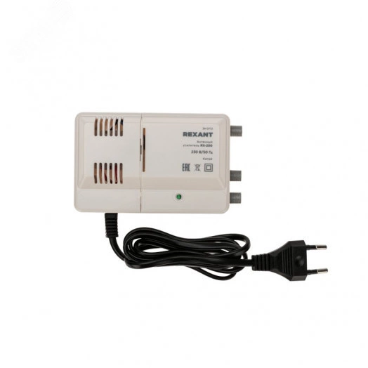 Усилитель ТВ сигнала антенный на 2 выхода RX-200