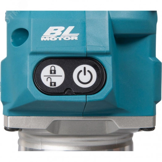 Фрезер кромочный аккумуляторный бесщеточный 40В, 10000-31000 обм, цанга 6-8мм, глубина 0-40 мм, кейс MakPac тип 4 (без АКБ и ЗУ)