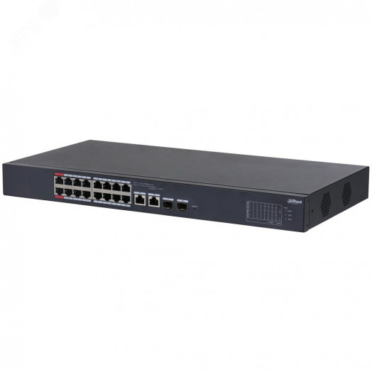 Коммутатор управляемый L2 20 портов RJ45/Combo/SFP 10 100 1000 Мб/с PoE 135Вт