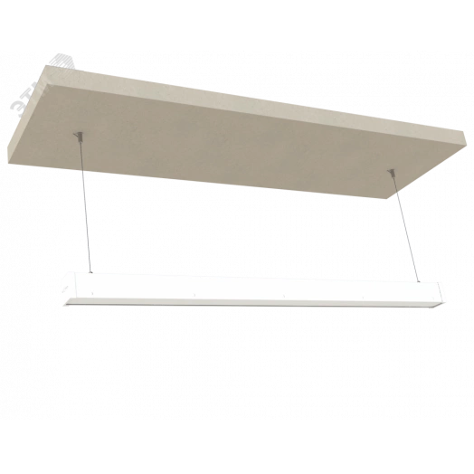 Светильник ДПО-40Вт Diora Box SE 40/4000 opal 6K Black tros Т-1500