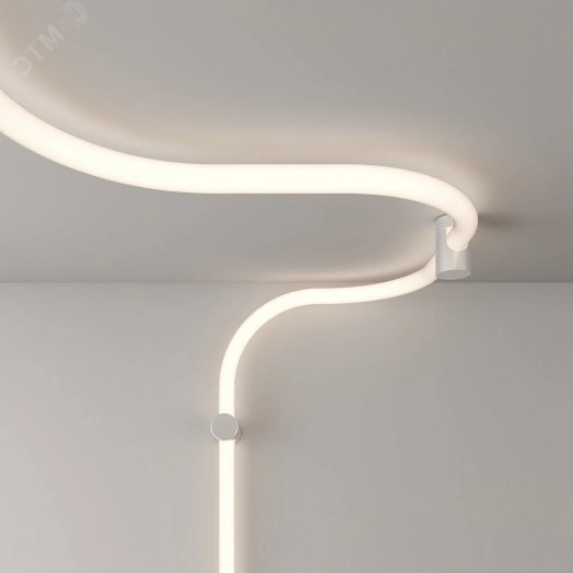 Заглушка SL-SLIM20-H20 WHITE с отверстием (Arlight, Пластик)