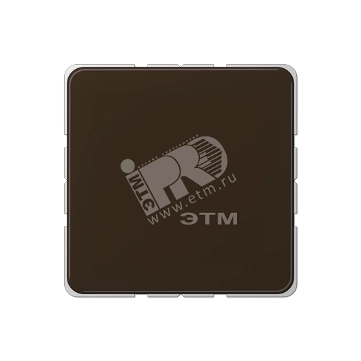 Крышка без отверстий с несущим каркасом для произвольных вырезов  коричневая