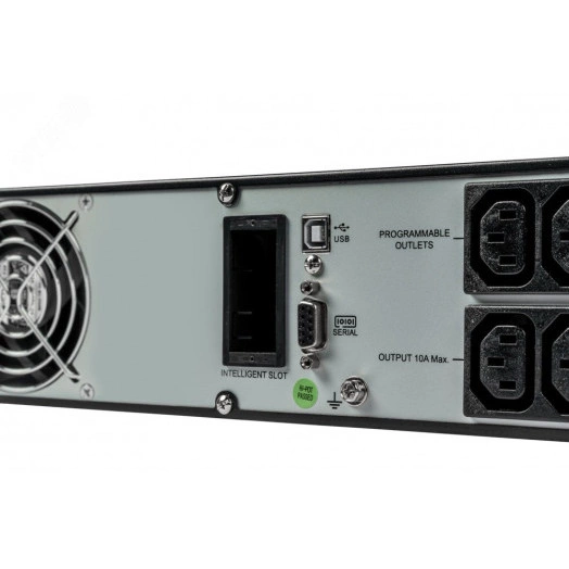 Источник бесперебойного питания Online SRVSE 2000 ВА/1800 Вт 1/1 3 мин Tower/ Rack 6хIEC 60320 C13 + 3хIEC 60320 C13 (программируемые выходные розетки) USB, RS-232, SNMP, Intelligent Slot