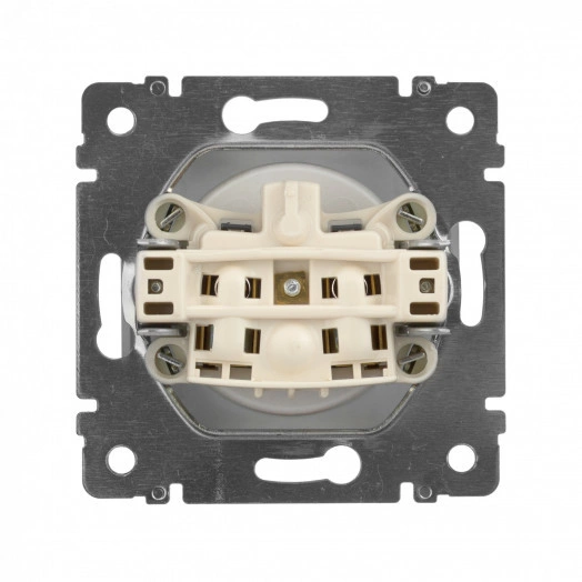 VALENA Розетка без заземления 2К 16А алюминий