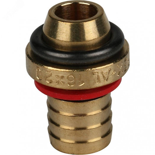 Тройник настенный с креплением 1/2'x16x16 для металлопластиковых труб винтовой