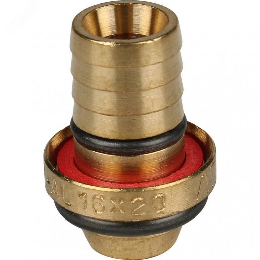 Тройник настенный с креплением 1/2'x16x16 для металлопластиковых труб винтовой