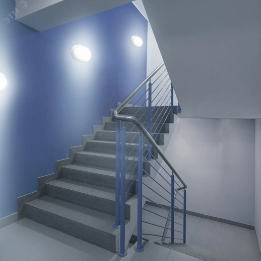 Светильник светодиодный ДБП 12 Вт 6500К 980 лм 200-240В IP65 160х90х46мм овальный Пластик ЖКХ LITE Gauss