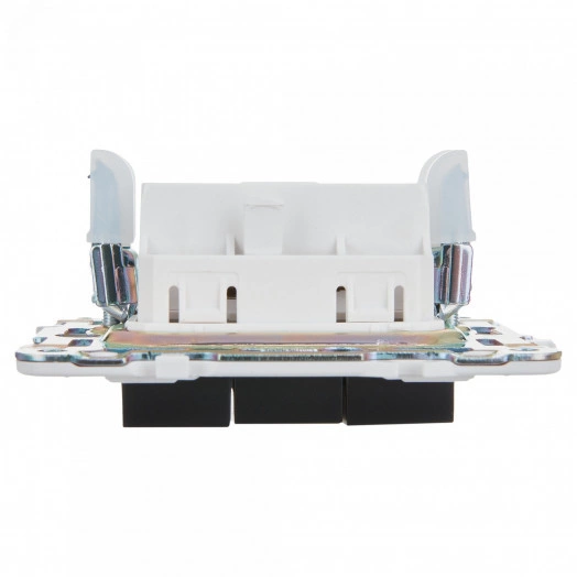 SKANDY Выключатель 3-клавишный 10А SK-V11Bl черный IEK