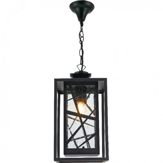 Светильник НСУ-60w цепь Е27 IP44 черный