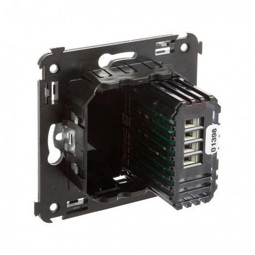 Avanti Диммер кнопочный в стену, ''Черный квадрат''