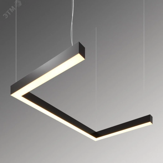 Светильник светодиодный RVE-LBX-SYMBOL-П-900-P (Символ П 900х900х100мм 64Вт Подвесной 4000К Белый)