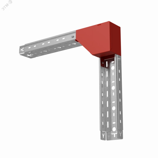 Угол верт. внеш. L 50х100 мм с разворотом трассы на 90 гр. ПЛЮС