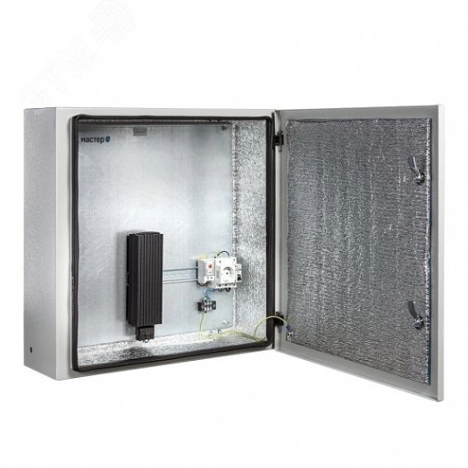 Термошкаф с обогревом, IP66, -55град. до +50град.С, 600x600x210 мм