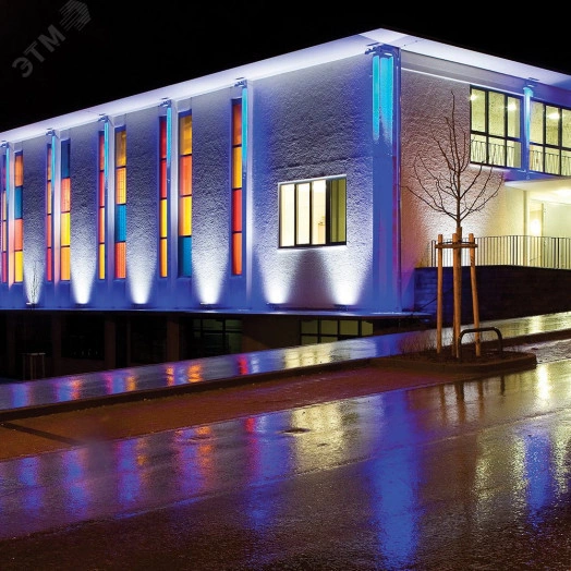 Прожектор светодиодный ДО-12w RGB IP65