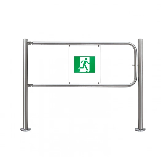 Стойка с отверстием под стопорный механизм поворотной секции с крышкой