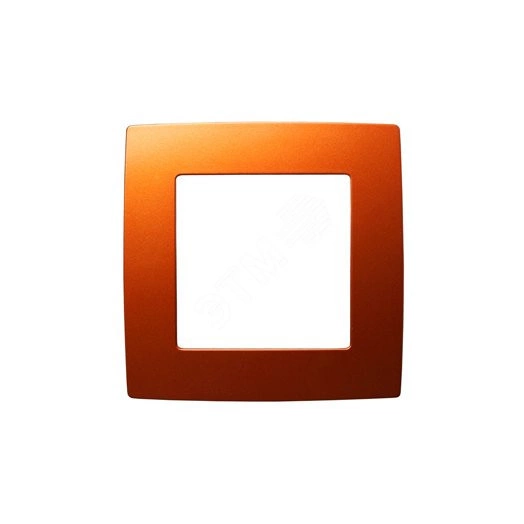 Рамка на 1 пост, Эра12, охра, 12-5001-24