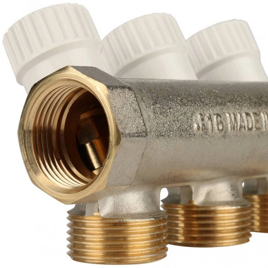 Коллектор распределительный 3/4', 3 отвода 3/4'ЕК