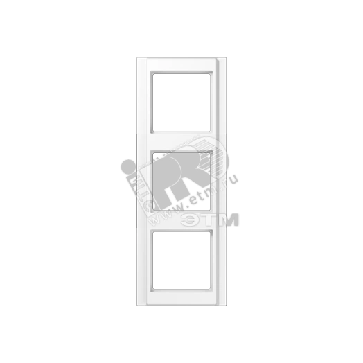 Рамка 3 поста белая