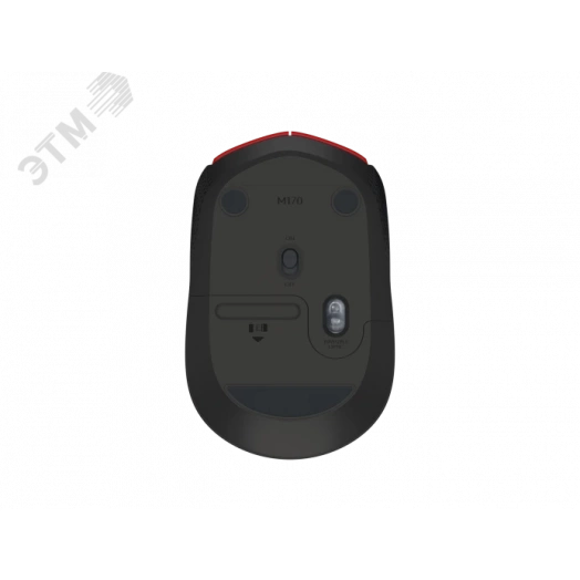 Мышь беспроводная M171, 1000 dpi, красный