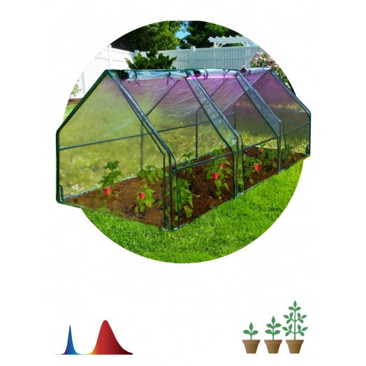 Теплица со светильниками в комплекте, 2700х900х900 мм, 3 отсека  FITO-House-max