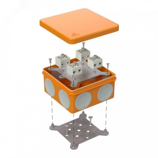 Коробка огнестойкая для о/п двухкомпонентная 60-0300-FR10.0-4 Е15-Е120 100х100х50