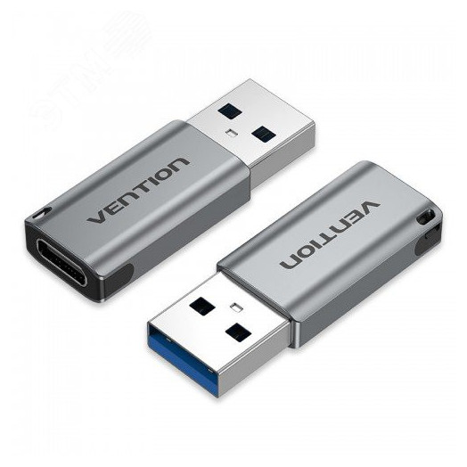 Адаптер переходник OTG USB-CF на USB 3.0 AM, контакты никелированные