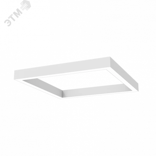 Светильник светодиодный ДСО-80Вт 3000К X-Line квадрат рассеиватель опал, белый