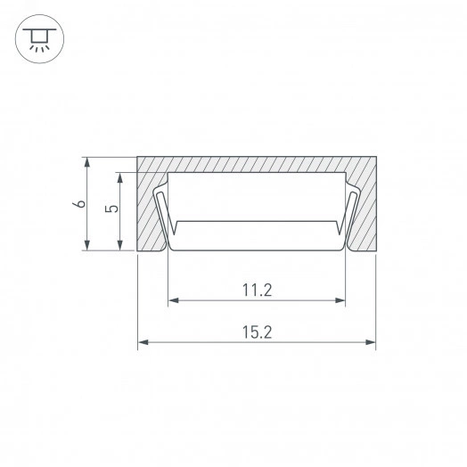 Профиль MIC-3000 (Arlight, Алюминий)